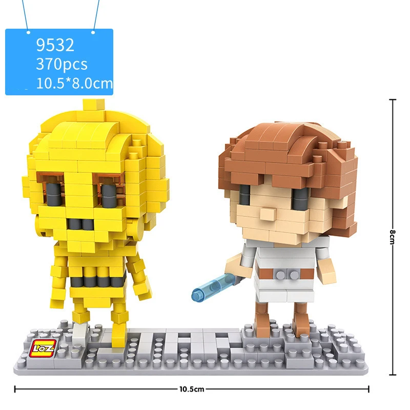 Disney Звездные войны nanobrick рисунок микро алмазный конструктор starwar штурмовика из
