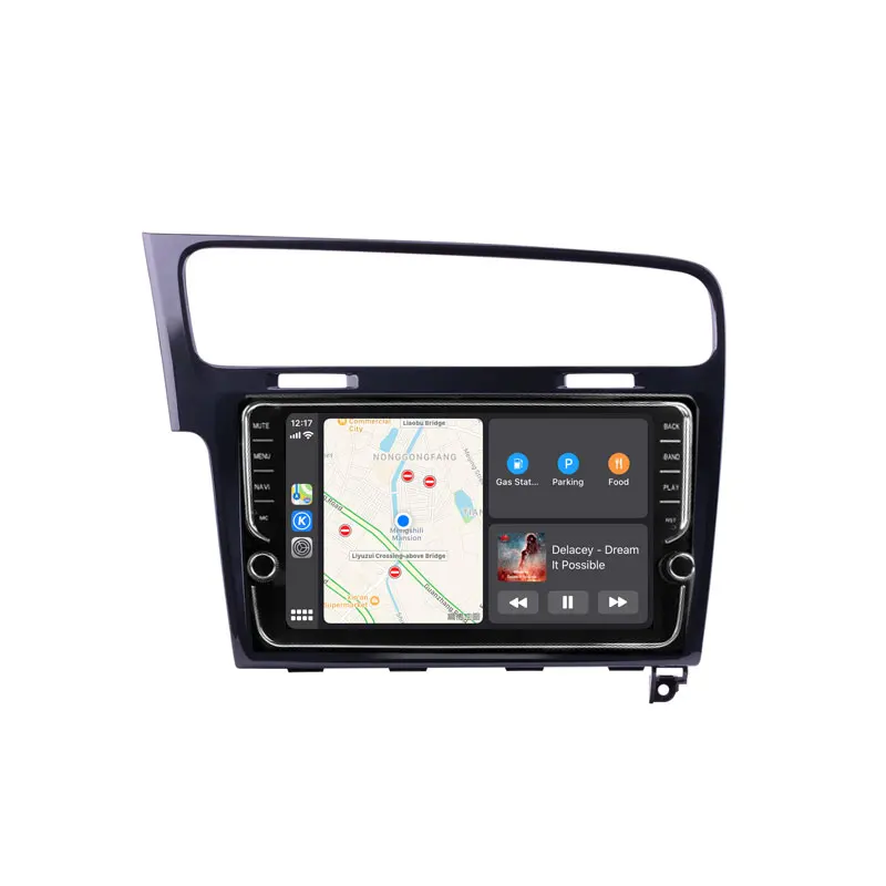 CarExc Авторадио Android 9,0 автомобильный Muiltmedia плеер для VW Volkswagen Golf 7 2013 головное устройство встроенный CarPlay с gps-навигацией без DVD