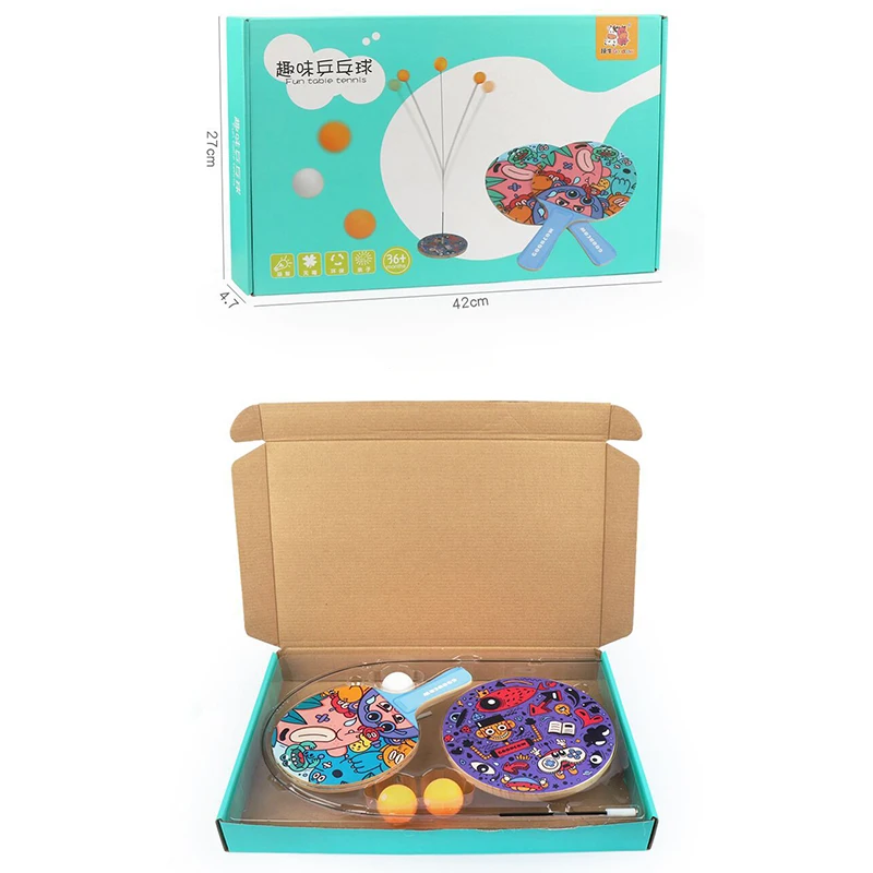

Table Tennis Set Trainer Ping Pong Training Equipment Racket Kids Ping-Pong Practice Indoor Sport Game Children Educational Toy