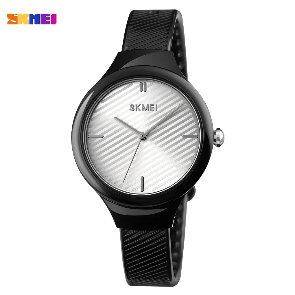 Часы наручные SKMEI женские кварцевые роскошные брендовые Простые Модные для