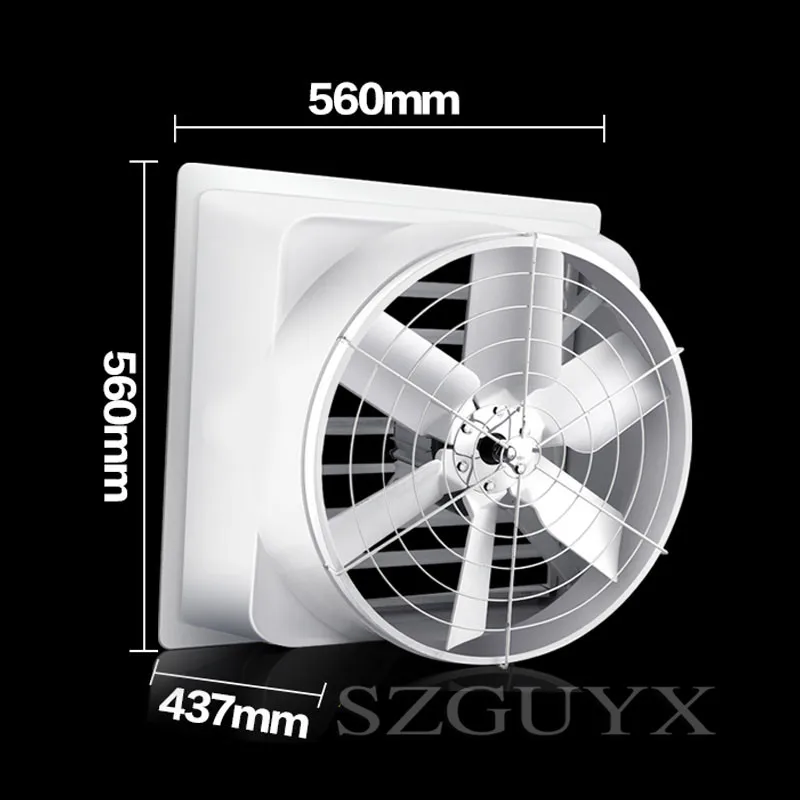 3800V Commercial Use in multiple occasions Flower greenhouse Industrial site Exhaust fan Waterproof and dustproof exhaust fan