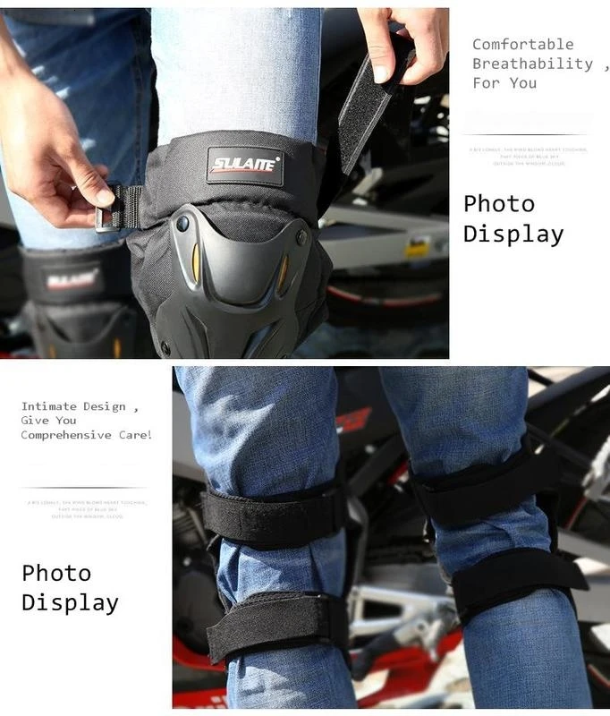 Наколенник для езды на мотоцикле регулируемый коленник эластичный коленный