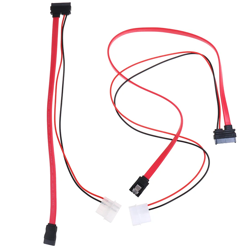 7 + 6 Pin Slimline SATA кабель для тонкого Ноутбука DVD CD RW привод адаптера питания ноутбук