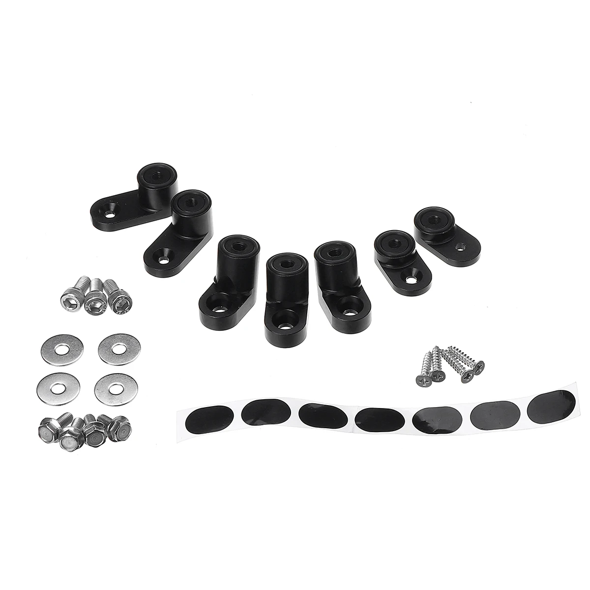 Алюминий автомобиль спойлер заднего багажника крыла Riser Лифт удлинитель