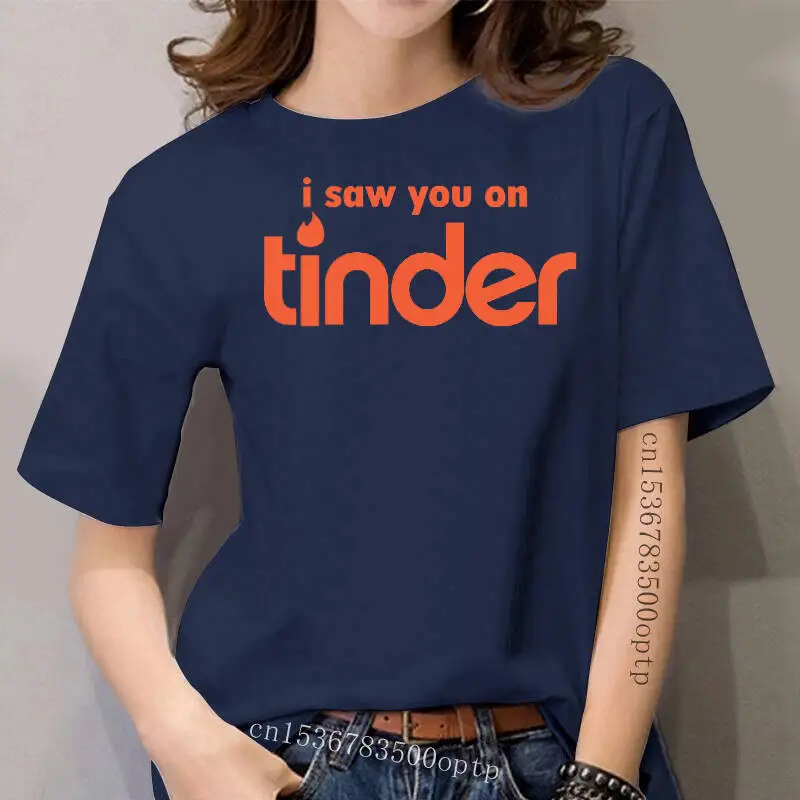 Женская футболка I Seen You женская для свидания футболки на Tinder забавная - купить по