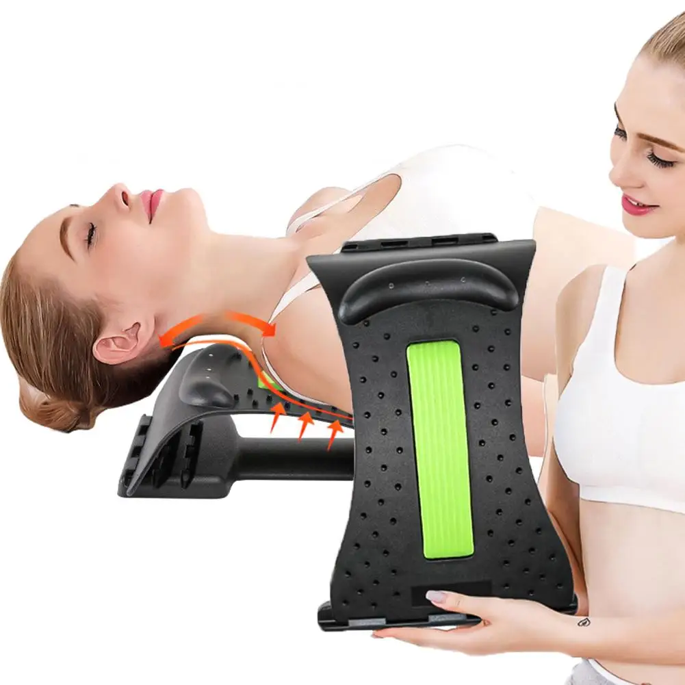 Оборудование для растяжки массажер спины носилки Фитнес поясничного Поддержка