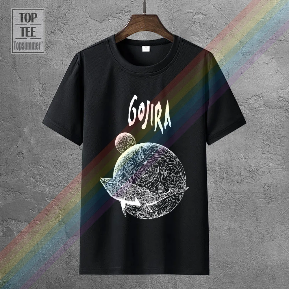 

Gojira Flying Whale T Shirt Large Short Sleeves Fashion T Shirt Drop Shipping