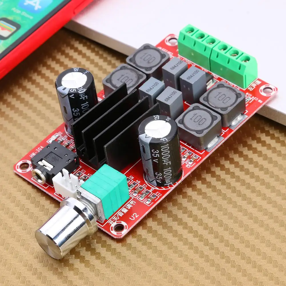 2*50 Вт высококачественный цифровой усилитель мощности плата DC24V TPA3116D2 DC 5 24V