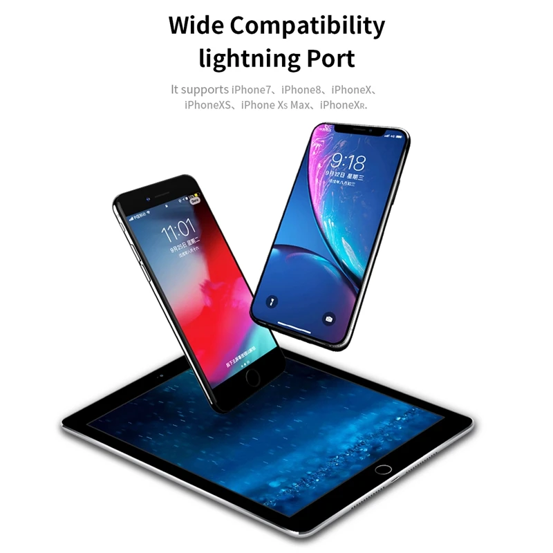 Адаптер для аудиокабеля ROCK Aux с Lightning на 3 5 мм адаптер наушников iPhone X 8 7 XR OTG USB