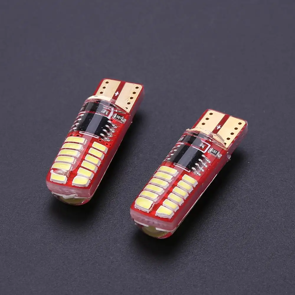 2 шт 12В 5 Вт автомобиля Ширина светильник лампочка Водонепроницаемый силиконовая