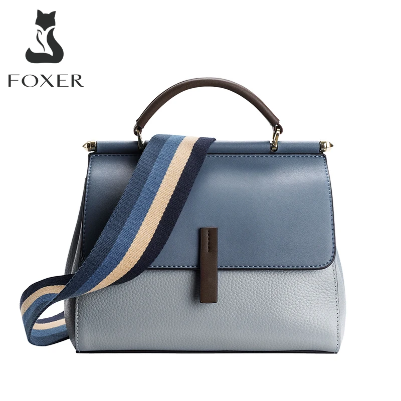 FOXER женская сумка через плечо сумки натуральная кожа из натуральной кожи на осень