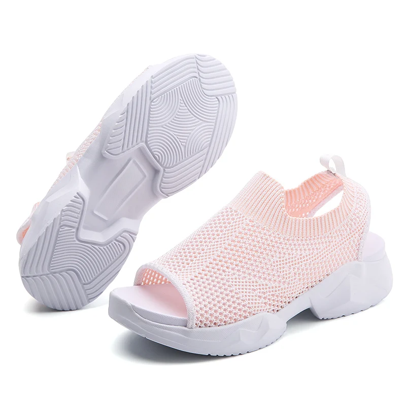 Tenis De Mujer Women Tennis Shoes Air Cushion Sports High Heels Mesh Slip on Female Sock Footwear Outdoor Thick Bottom Sneakers