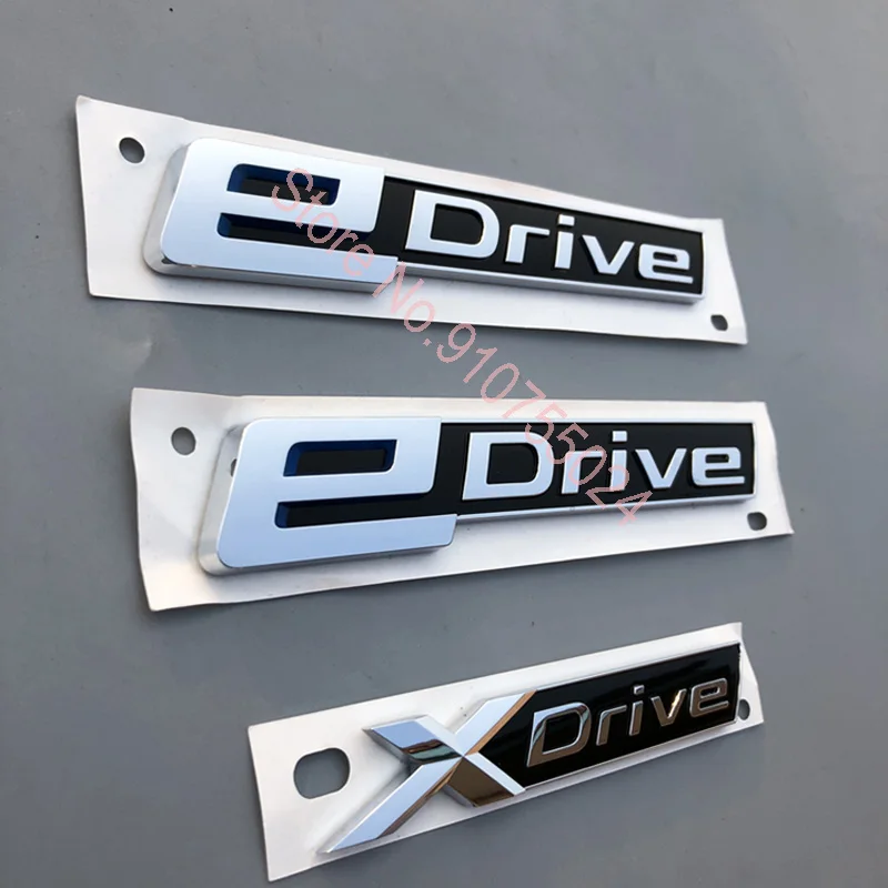 

eDrive Car Side Fender Sticker Rear Tail Letter Badge Emblem Trunk Logo For BMW 7 X1 X3 X5 X6 x7 i8 i3 e Drive