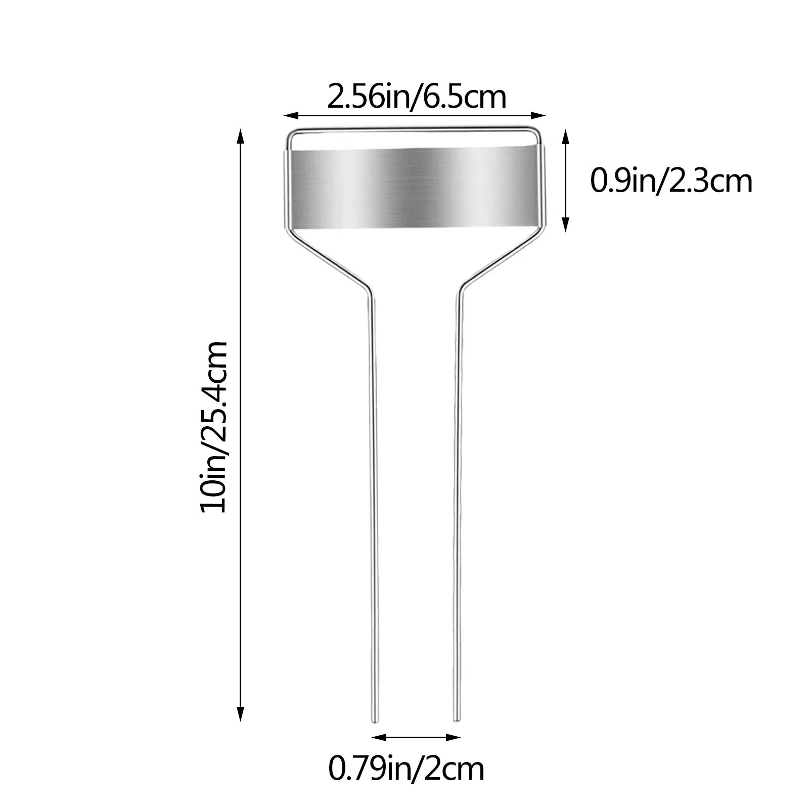 

24PCS 2021 Metal Plant Labels Garden Markers T-Type Gardening Name Tags Herbs Pots tiquette plante strong and sturdy fashion F4