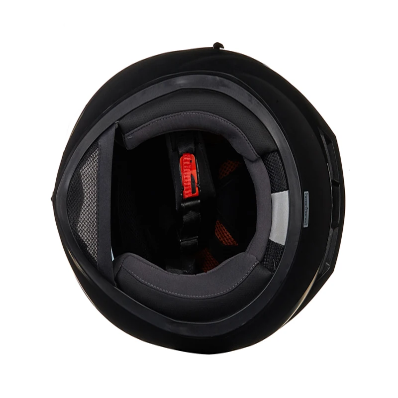 Мужской мотоциклетный шлем полностью закрывающий лицо зимние теплые с жесткими