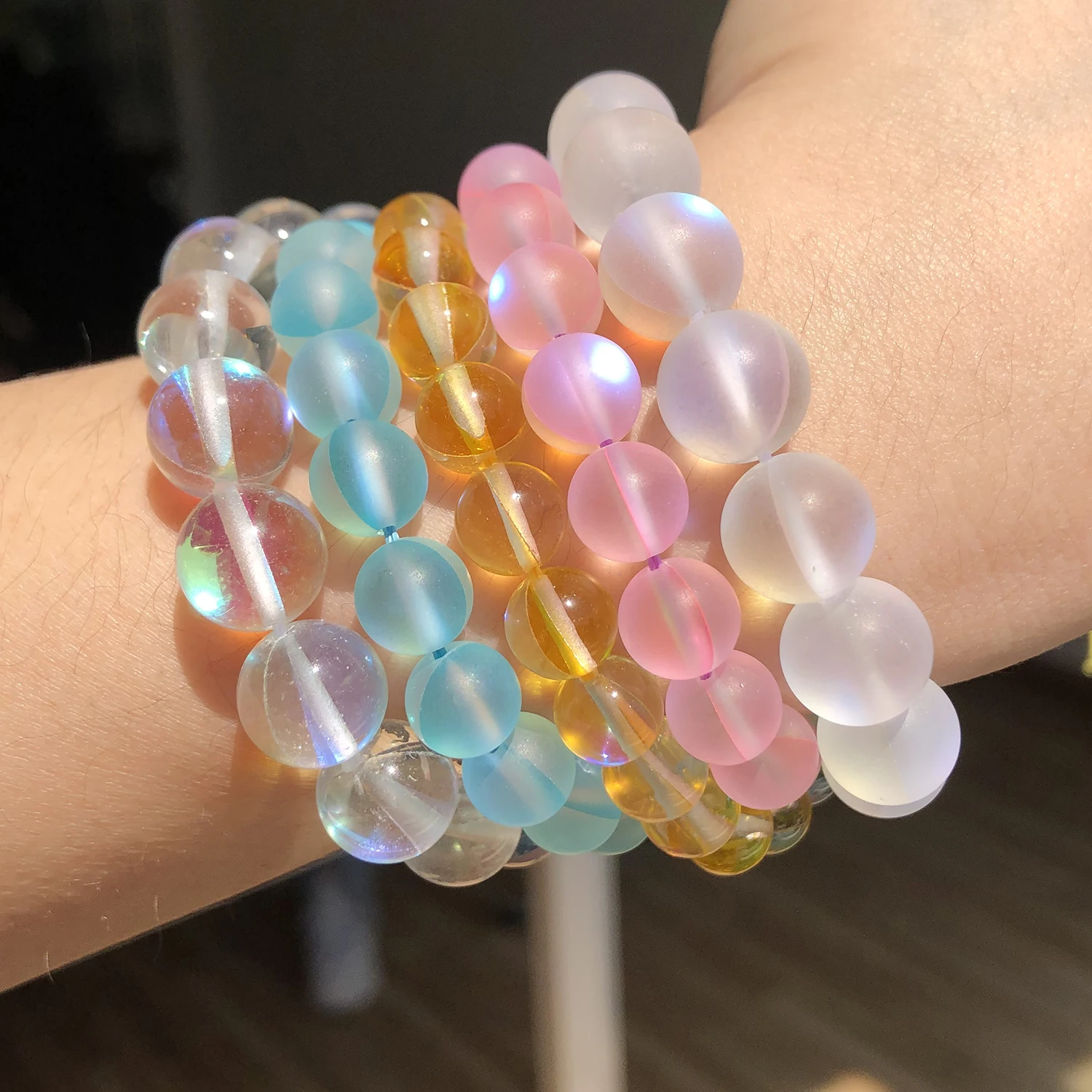 AB Цвет австрийский хрустальный бисер блестящие матовые круглые свободные бусины