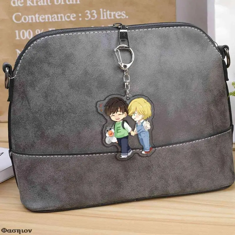 Мультяшный акриловый брелок для ключей амулет подвесной телефона подарок на