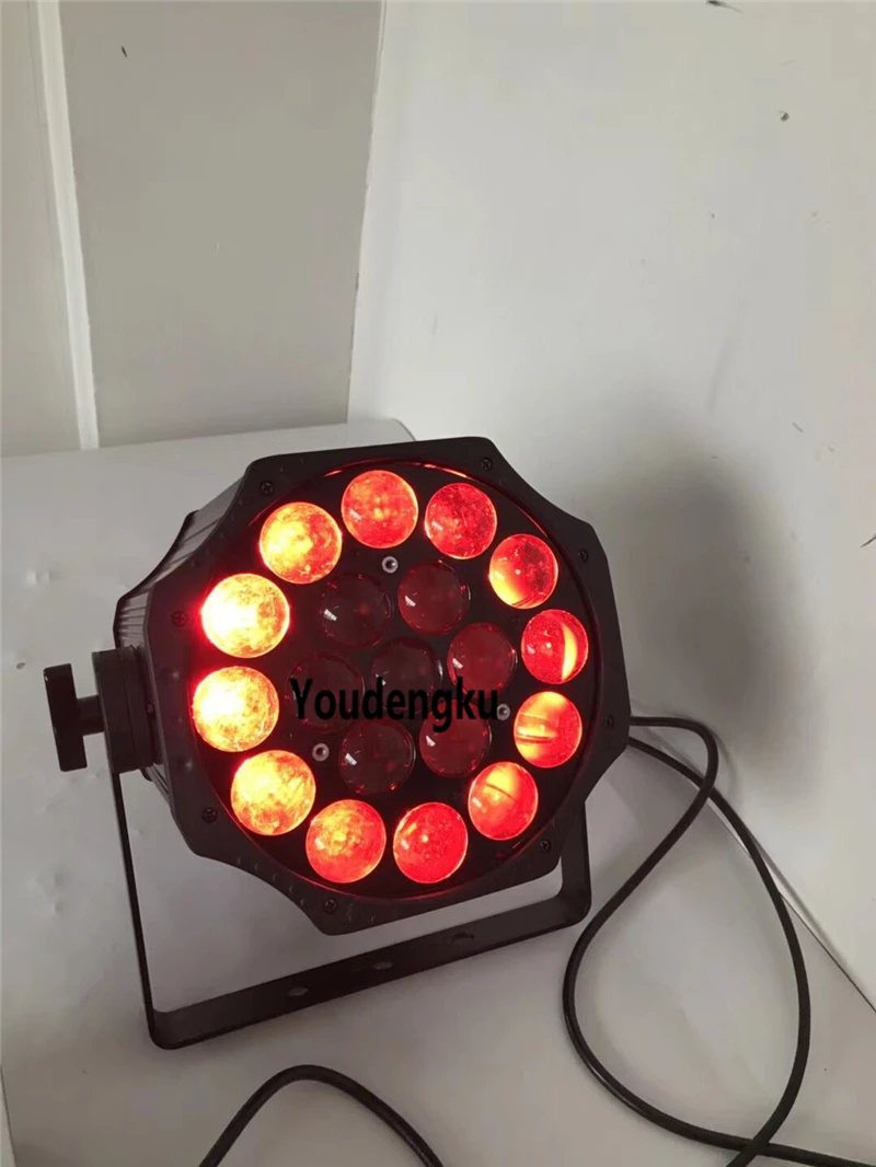 10pcs stage background DMX dimmer led par can wall washing 19 x 18W zoom led par 6in1 rgbwa uv bright dj par light (art.: 3920ca773fce4) - 3920ca773fce4
