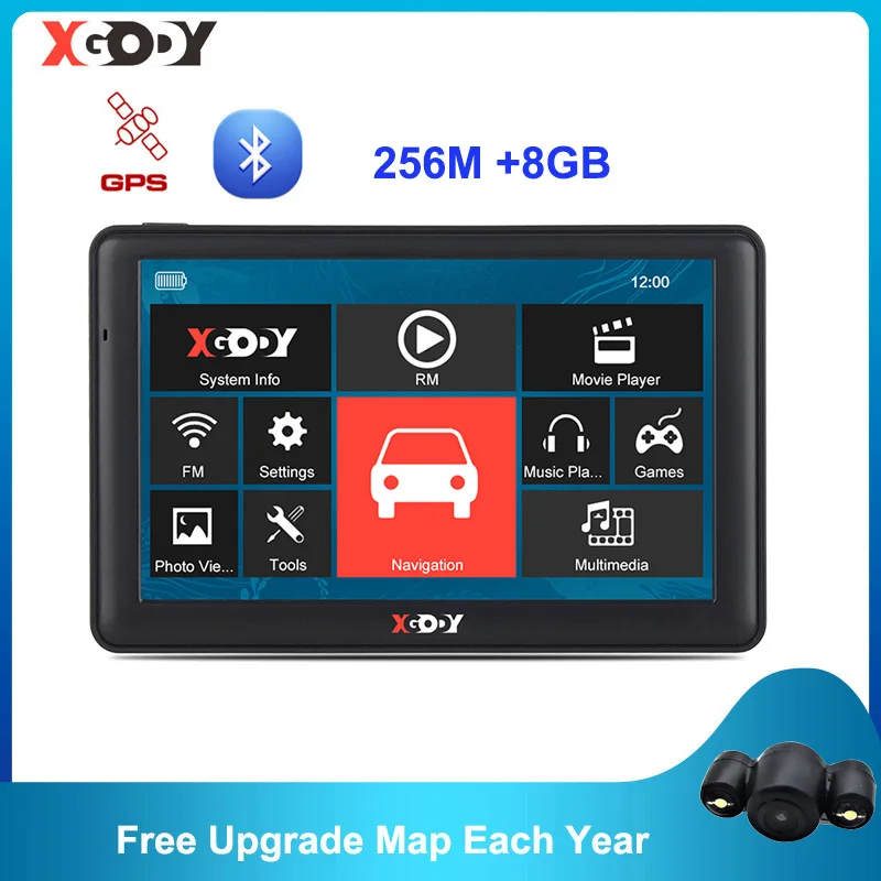 Навигатор XGODY 723, 7 