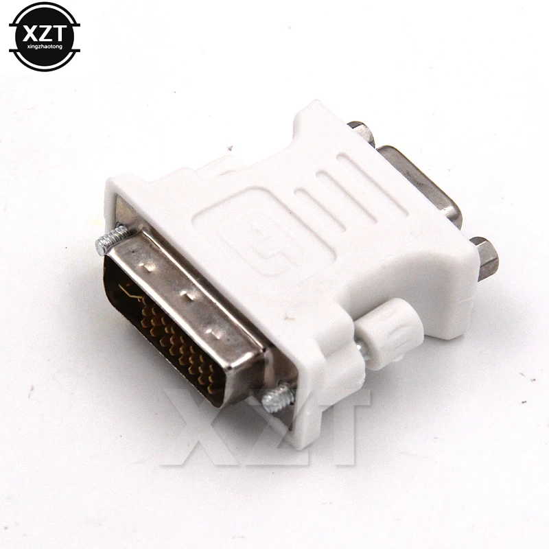 DVI I 24 + 5 Pin VGA Мужской к Женский видео конвертер адаптер|Соединители| |