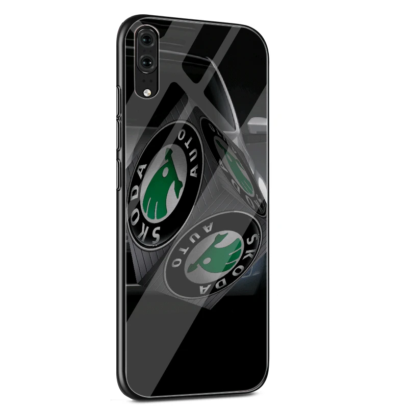 G11 Чехол для мобильного телефона huawei P30 P20 P10 Honor 10 8X Y6 Y9 mate 20 Lite Pro P Smart Cover для автомобиля Skoda Logo Shell - Цвет: G11