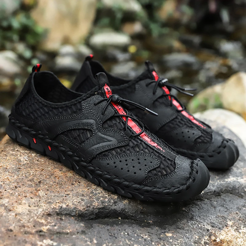 Men's quick-drying hiking wading shoes non-slip wear-resistant water sports shoes water shoes outdoor beach water sports shoes