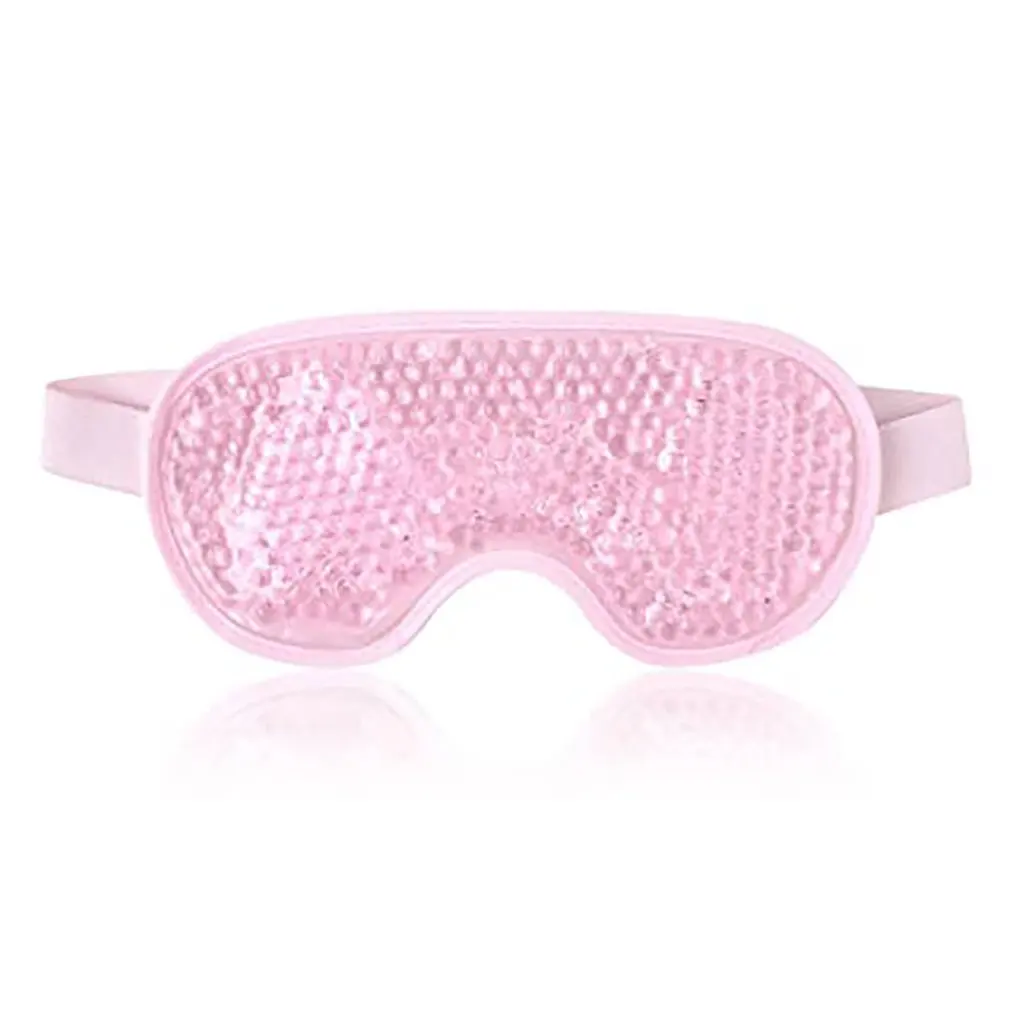 

Spot Pvc Gel Ice Mask Summer Lunch Break Sleep Goggles Cold And Hot Compress Eye Mask Ice Pack Light Green