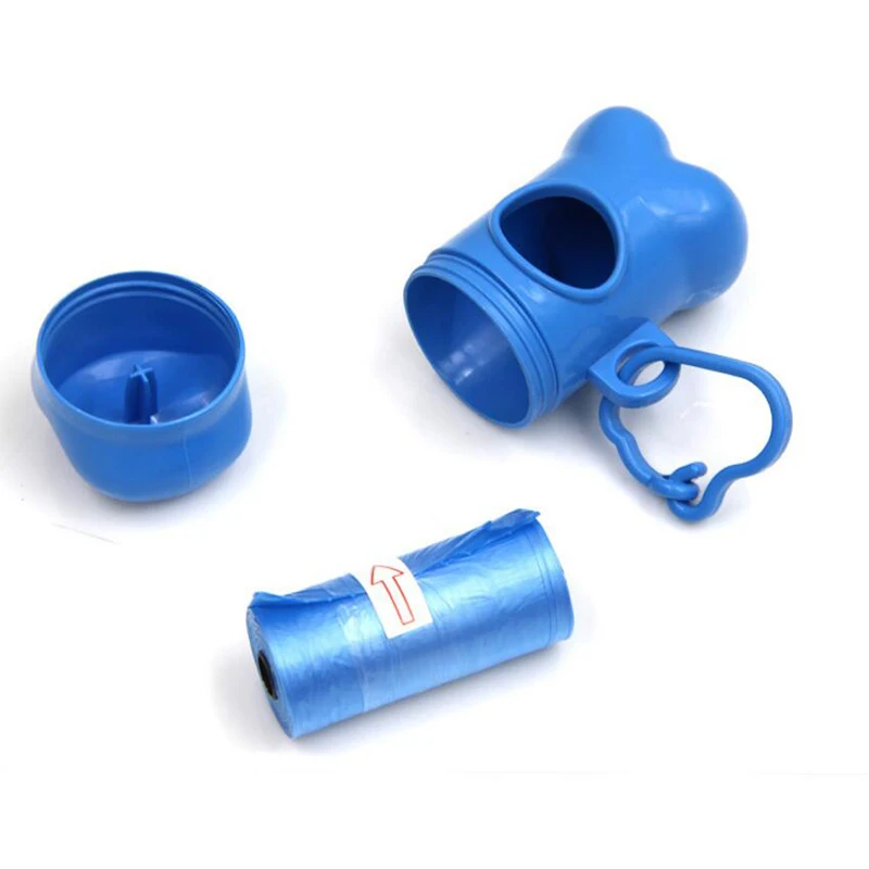 

Pet Outdoor Garbage Bag With Bone Box Pooper Scooper Dog Cleaning Supplies Travel Training Pouch Dog Carriers Treats Poop Bag