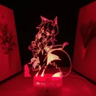 3D Светодиодная лампа Полезная лисица Senko San, Ночной светильник, меняющий цвет, Usb Батарея, настольная лампа для девочек, спальня, светильник льник