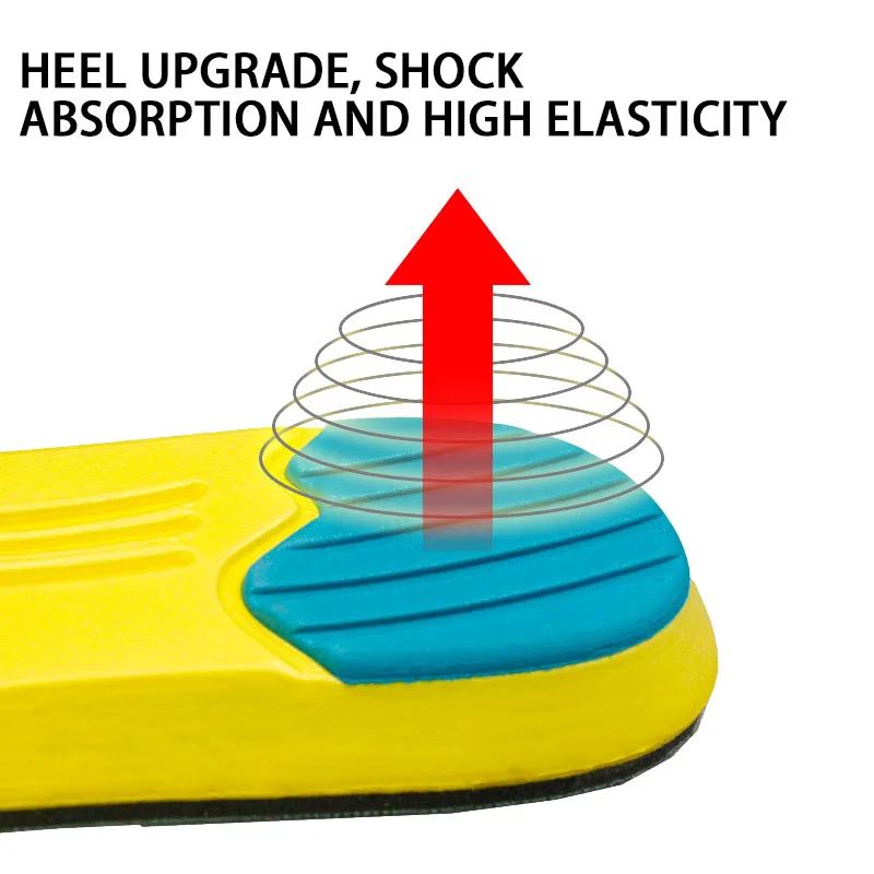 Memory Foam Sports Running insoles for feet Arch Support Shoes Insoles Flat Feet Breathable Man Women Orthopedic Pad