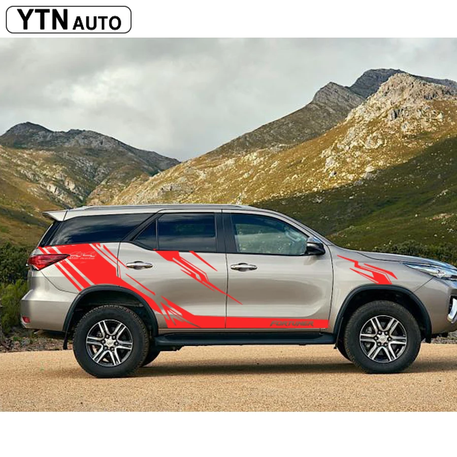 Автомобильные наклейки 4X4 для кузова внедорожника боковые двери графические
