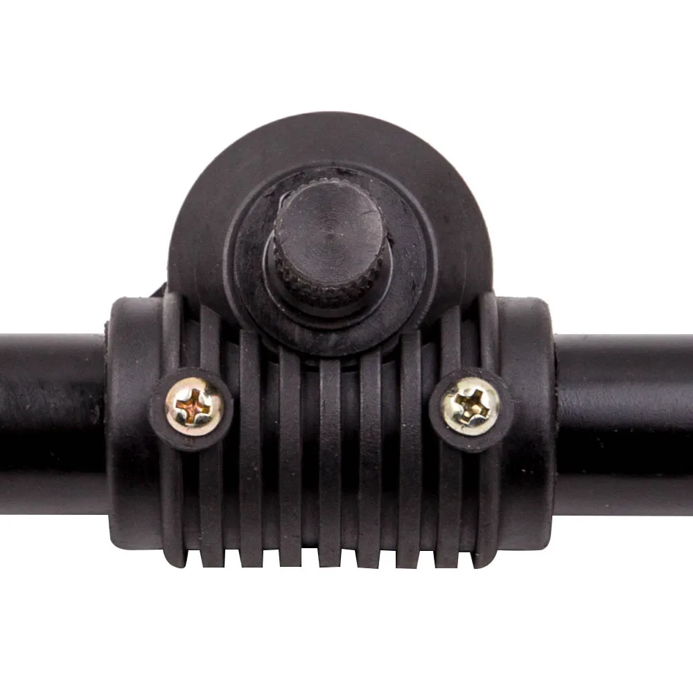 

Adjustable Shaft Steering Wheel Parts Assembly w/ Tie Rod Rack Fit 110cc Go Kart