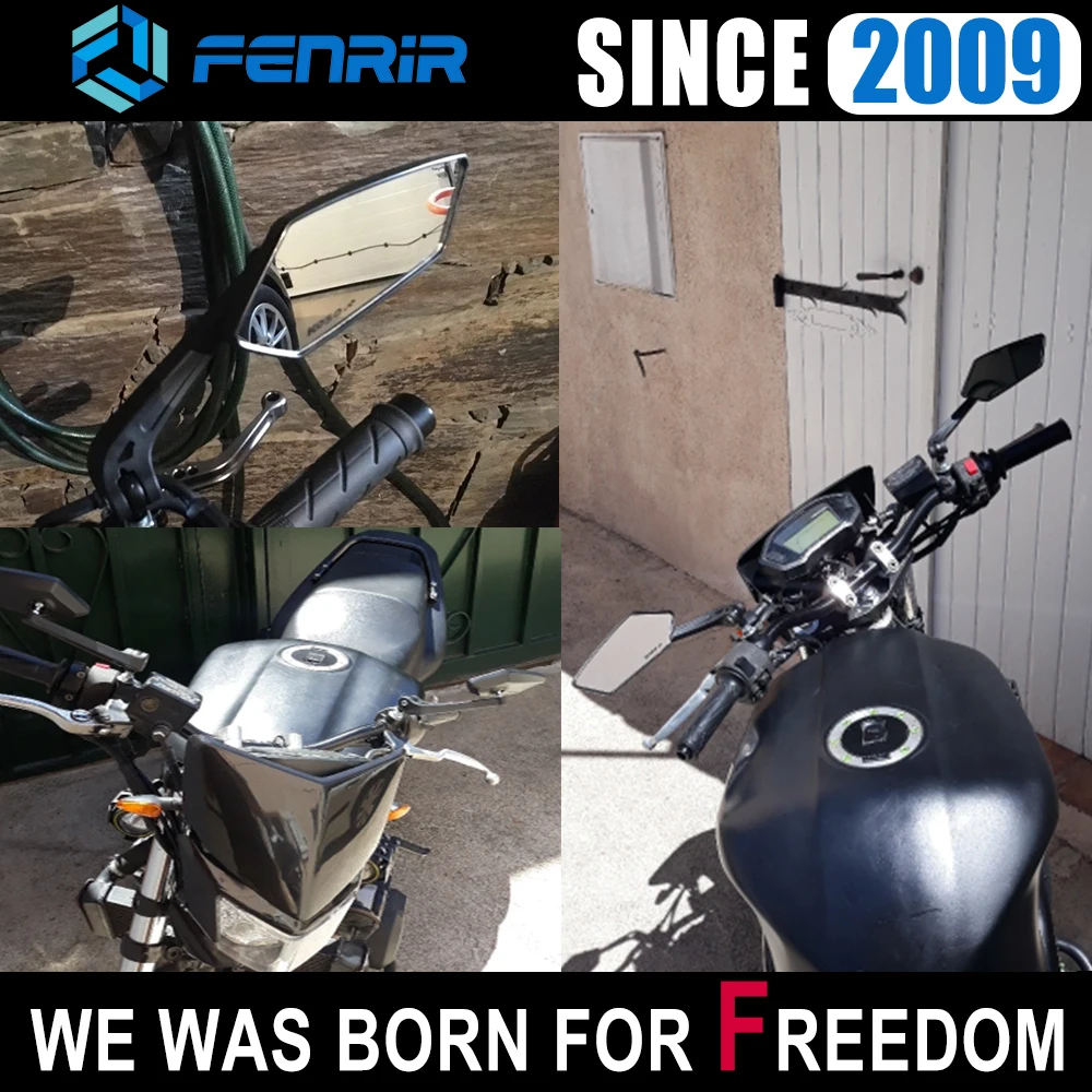 Руль мотоцикла заднего вида боковое зеркало Универсальное для Piaggio Honda Kawasaki Yamaha