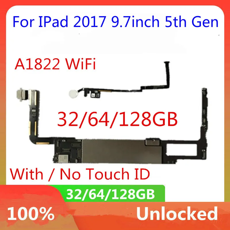 A1822 Wi Fi версии для IPad 2017 9 7 дюймов 5th Gen материнская плата разблокированная с