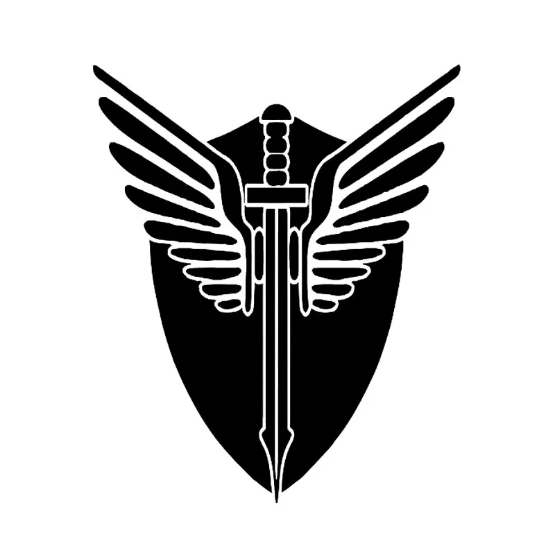 

Car Sticker Dragon Sword Killer Viking Knight Art Deco PVC Waterproof and Sun Block Decals Black/silver 13.7cm * 16cm
