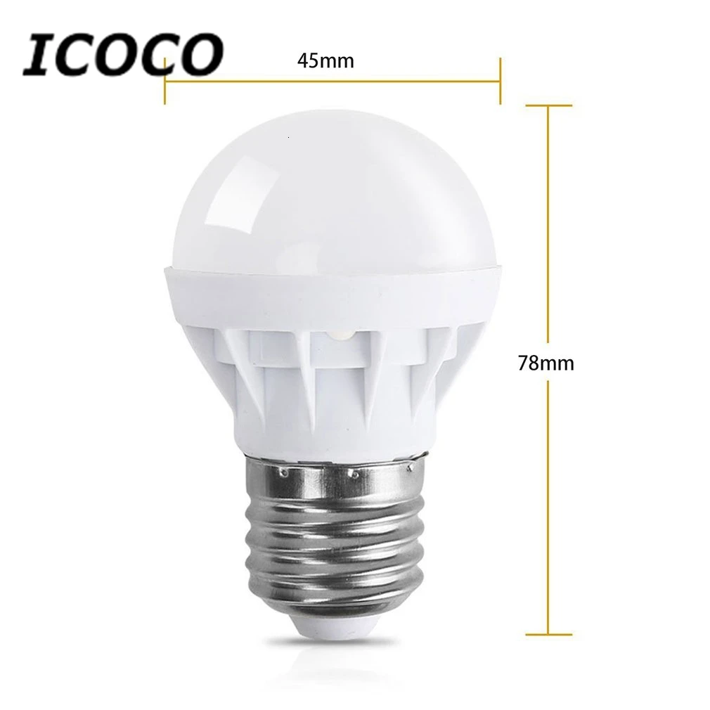 ICOCO, 3W, RGB светодиодный светильник, цветная лампа E27, разноцветная диммер, лампа для помещений, беспроводной пульт дистанционного управления, для рождественской вечеринки, свадьбы