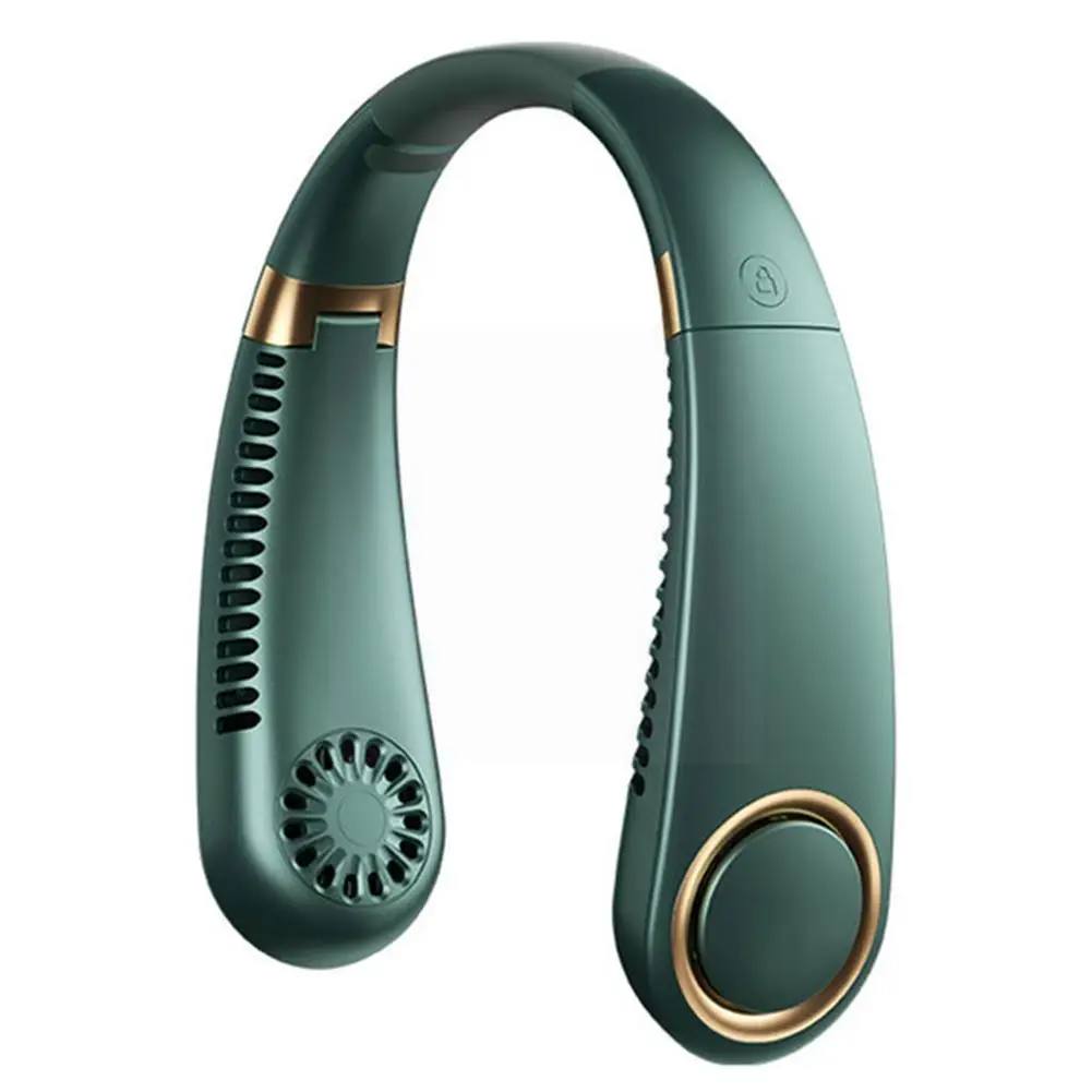 

Вентилятор для шеи складной, без листьев, с Usb-портом