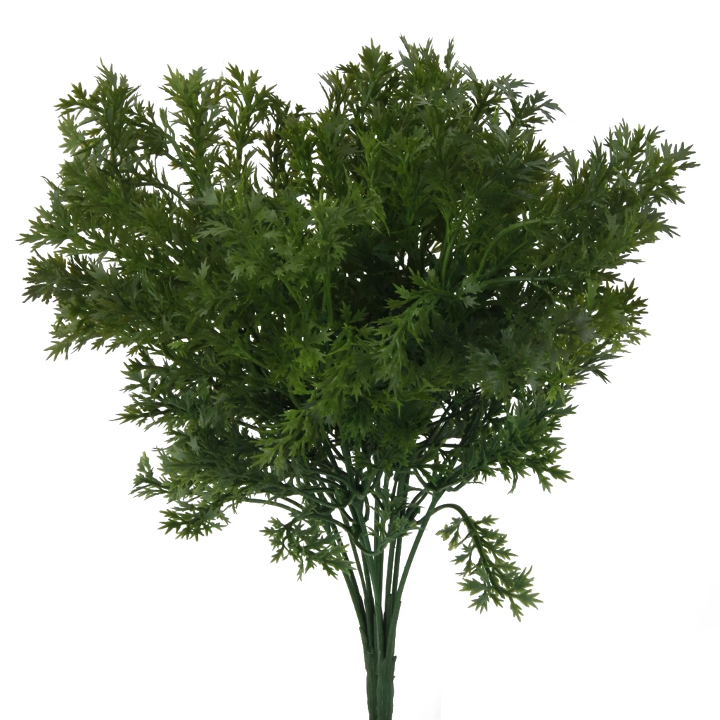 

1 Bunch of 6-Branch Artificial Parsley Grass Plant Home Decor Green