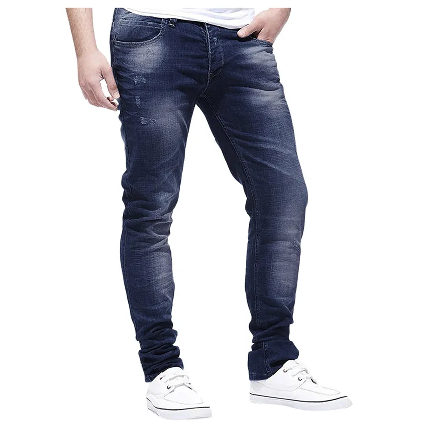 2019 мужские повседневные осенние джинсы из хлопка в стиле хип хоп свободные