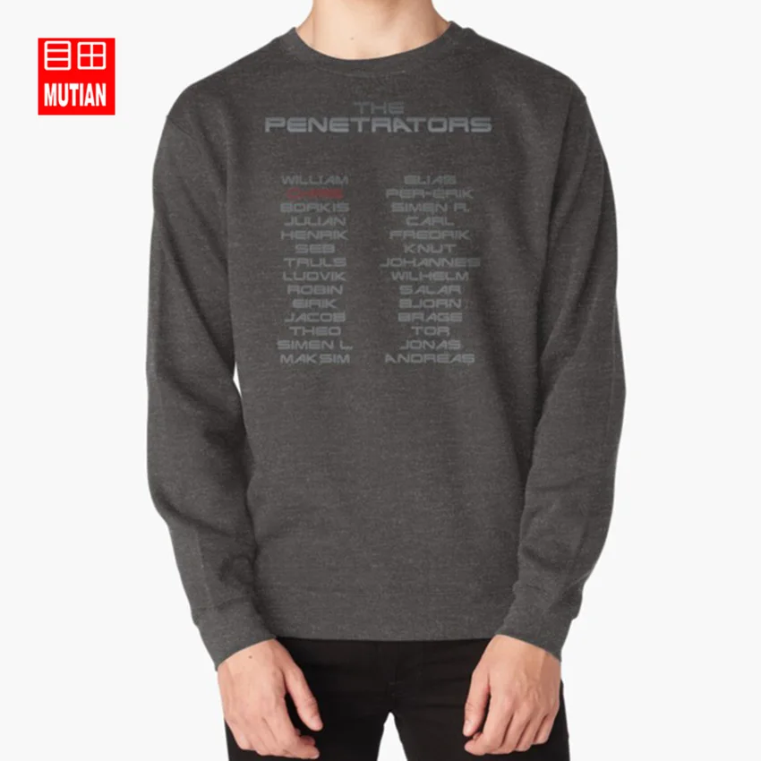 darkgrey-sweatshirt The Penetrators(Chris in red)(SKAM) толстовки с капюшоном, свитшоты, skam, william, noora, chris schistad, chris, william, magnusson - Цвет: darkgrey-sweatshirt