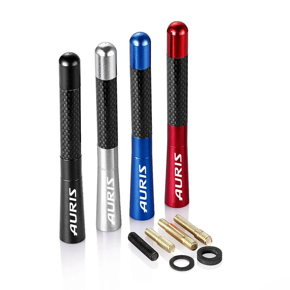 Автомобильная радиоантенна 12 см из углеродного волокна для Toyota Auris Auto аксессуары