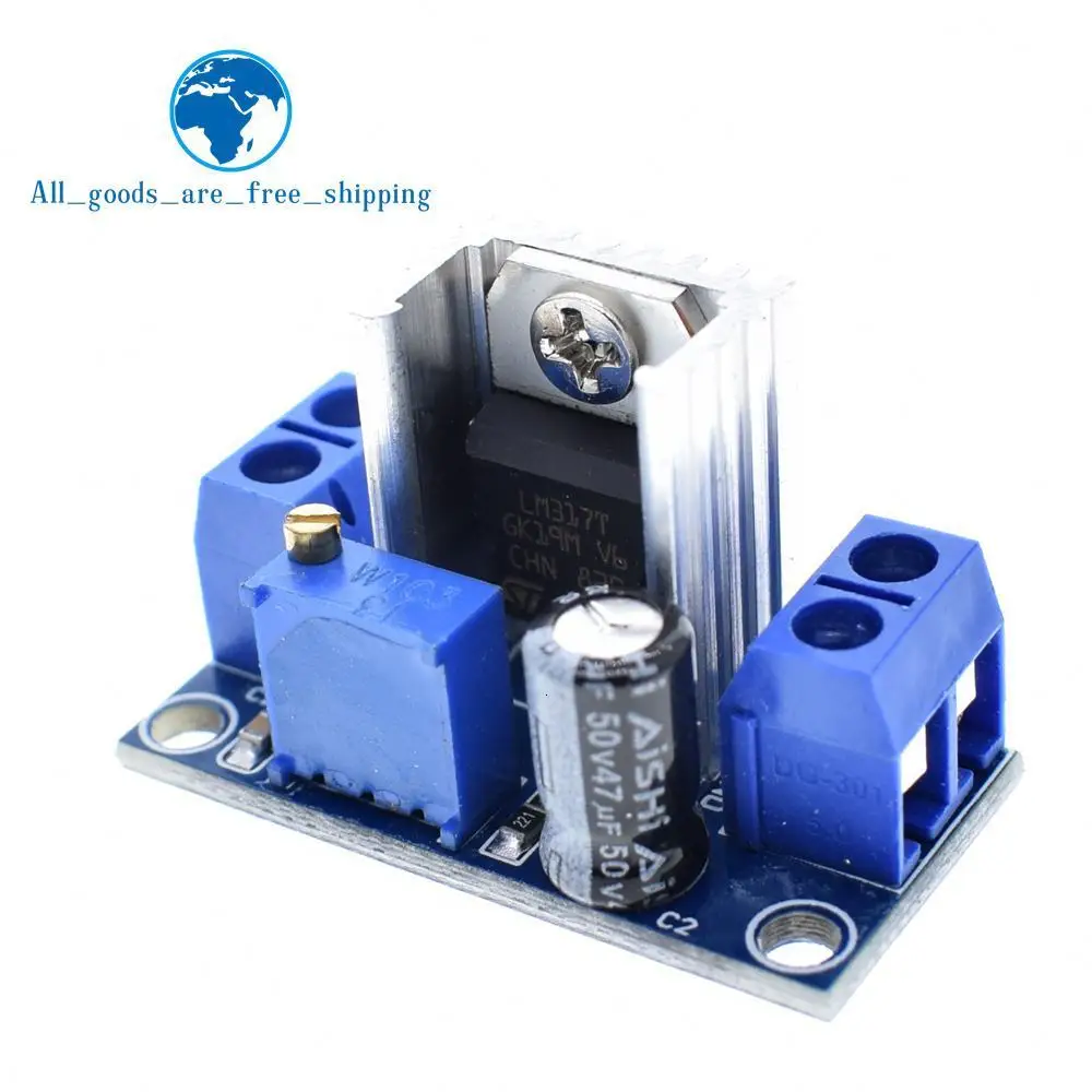 TZT LM317 DC-DC понижающий преобразователь модуль линейной платы LM317 регулируемый регулятор напряжения источник питания