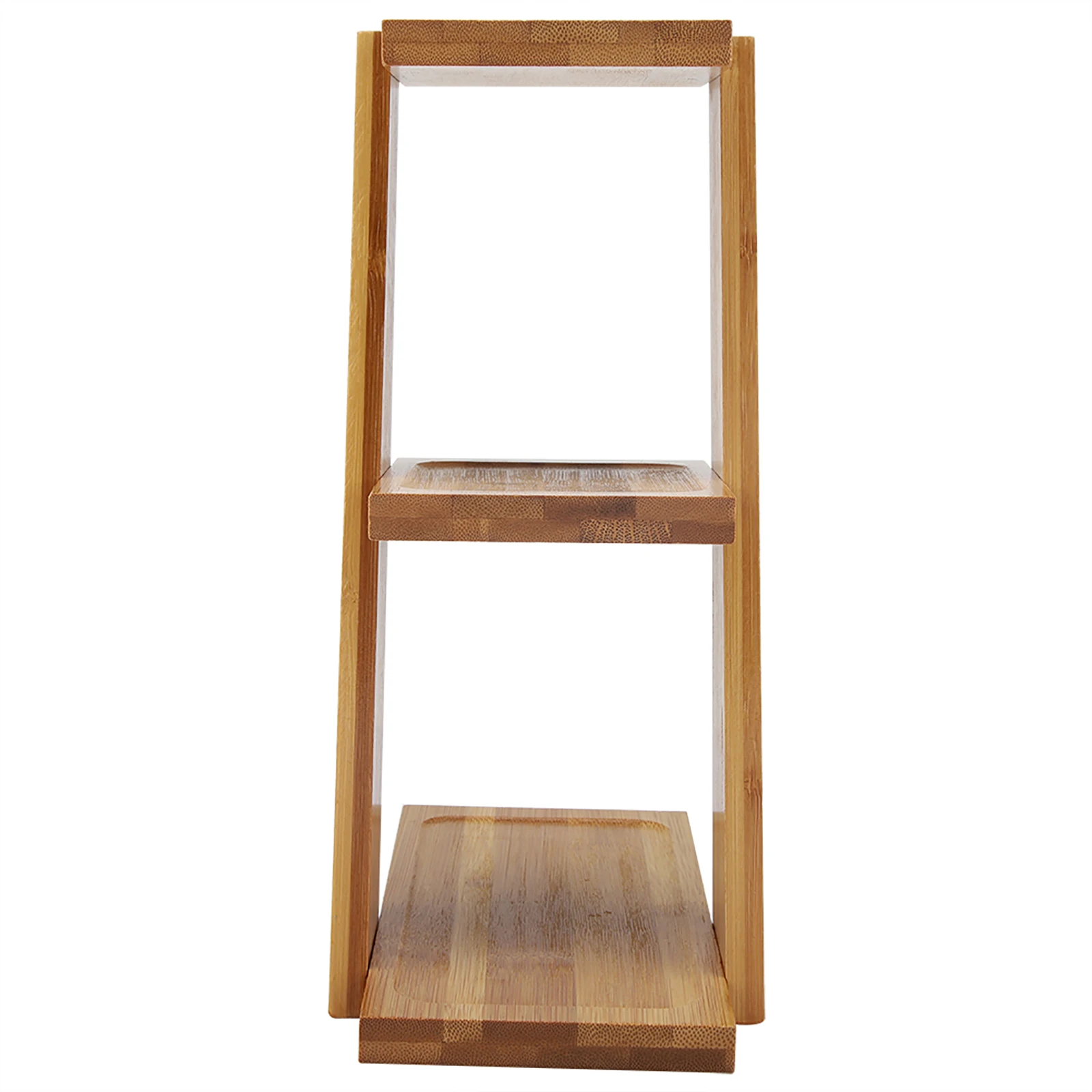 

Durable 3 Tiers Home Bamboo Desktop Potted Plant Flower Holder Storage Rack Shelf Succulent Tabletop Flower Stand