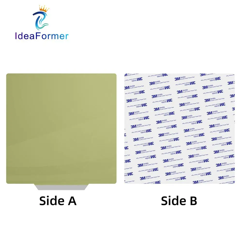 

Removal Spring Steel PEI Sheet Hot Bed Sticker Flexible 150 220 235 310 MM Pre-Applied PEI Flex Magnetic Base 3D Printer Parts