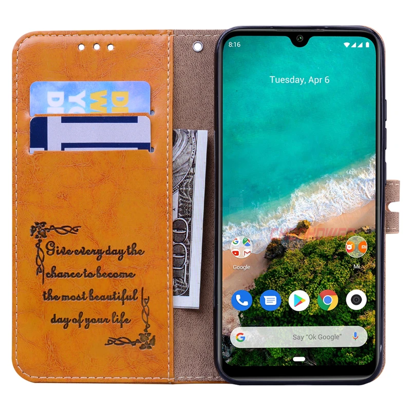 Чехол-книжка для Xiaomi Redmi Note 8 Pro T 7 7A 8A K20 Mi 9T CC9E A3 A2 Lite кожаный | Мобильные телефоны и