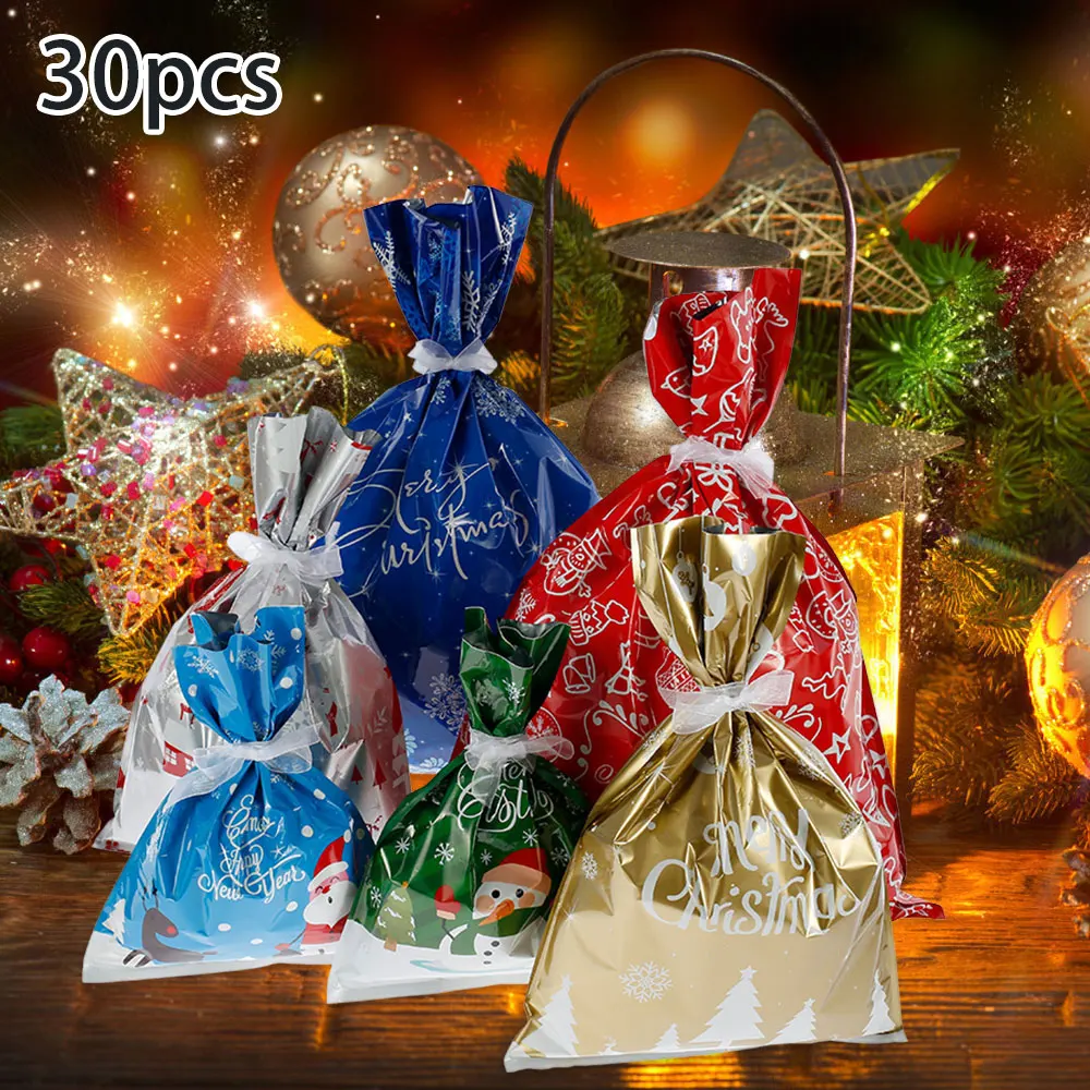

30 шт., пластиковые пакеты для упаковки конфет
