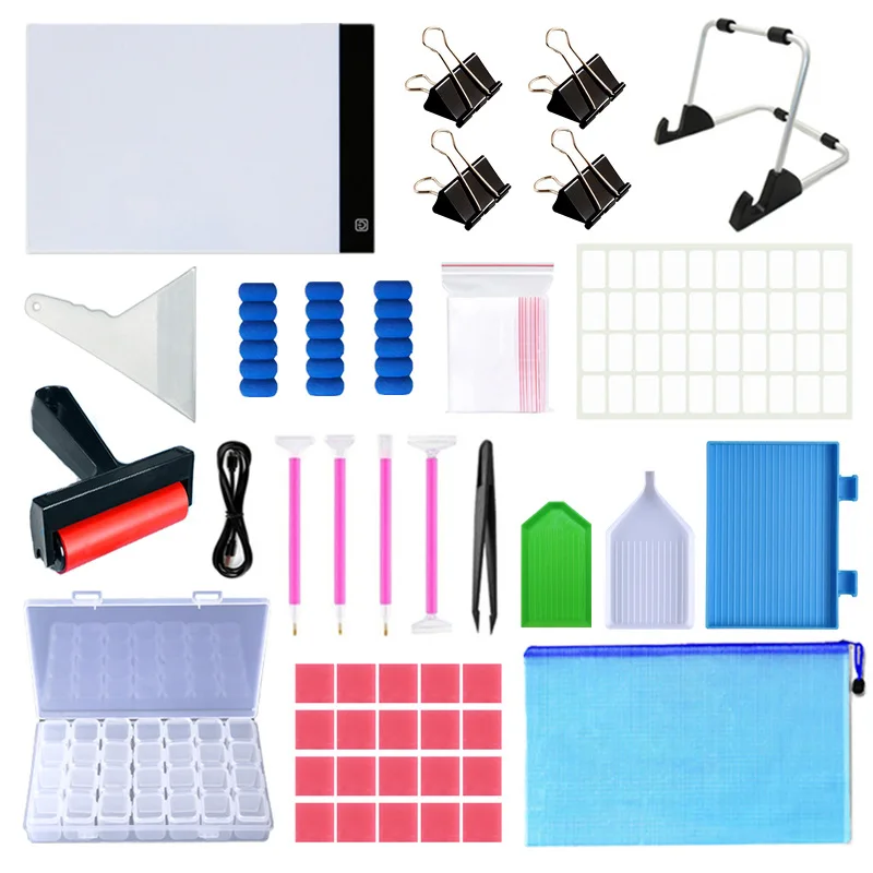 Новый Diy наборы для алмазной живописи набор аксессуаров вышивки и инструментов