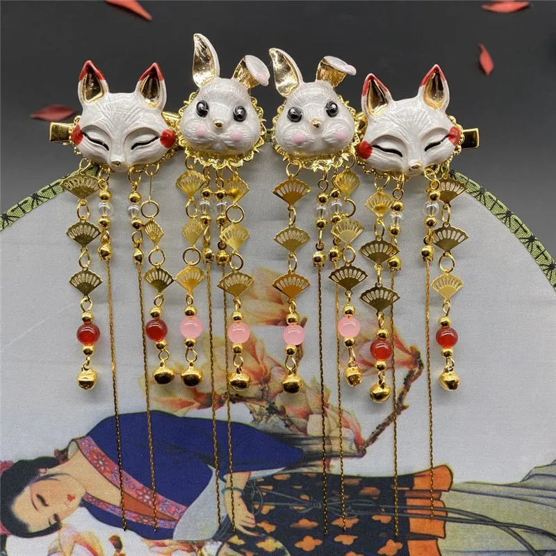 Женский головной убор из японского аниме лиса нефрит аксессуары для косплея |