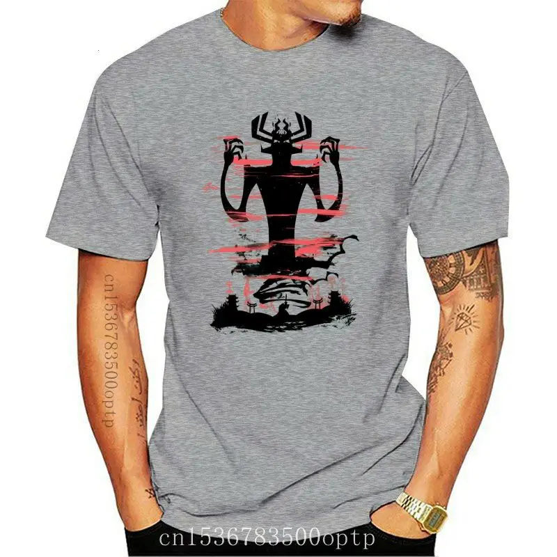 

Футболки Samurai Jack In the Night мужские футболки с коротким рукавом 100% хлопок оптом мужские хлопковые футболки с круглым вырезом для мужчин