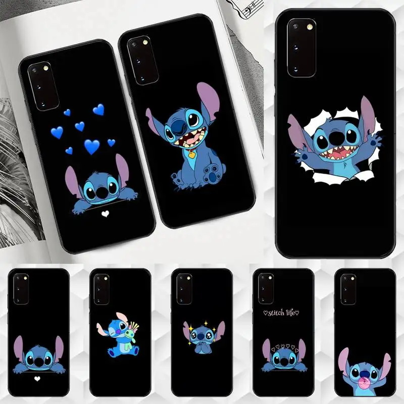 

Cute Cartoon-Stitch Phone Case For Xiaomi Redmi Note10 Note9 Note8 5A 7 6 8 4 6 S PRO MAX Fundas Cover